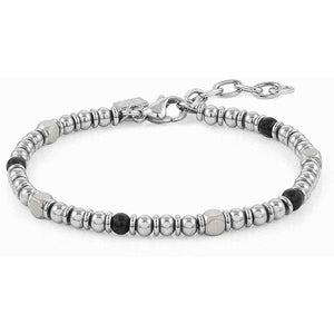 Bracciale Unisex Acciaio Instinct Onice Opaco Nomination