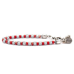 Bracciale Unisex Agata Rossa Portonovo