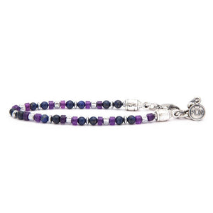 Bracciale Unisex Classic 4 mm Lapis Dischetto Viola Portonovo