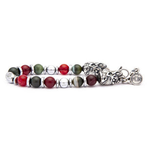 Bracciale Unisex Geco Rosso Variegato Camouflage Portonovo