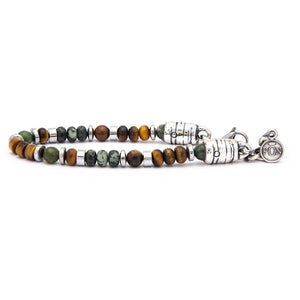 Bracciale Unisex Genesi dischetto Camouflage Occhio di Tigre Portonovo