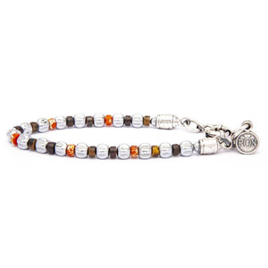 Bracciale Unisex Granina Arancio Occhio di Tigre Portonovo