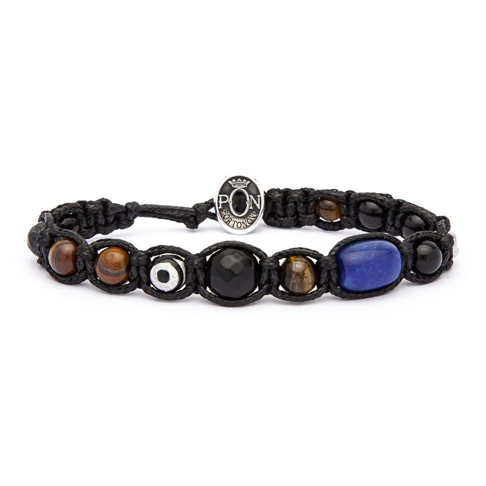 Bracciale Unisex Koral Lapis Occhio di Tigre Portonovo