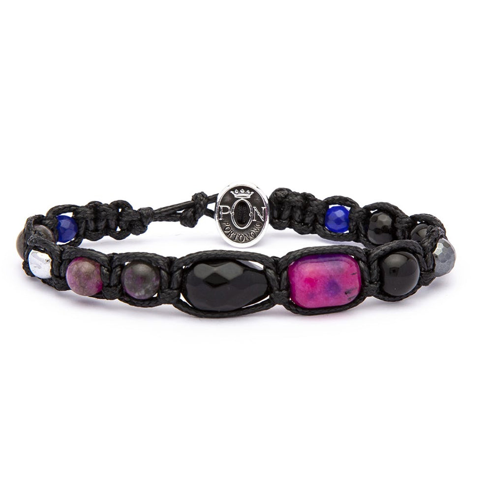 Bracciale Unisex Koral Onice Fucsia Portonovo