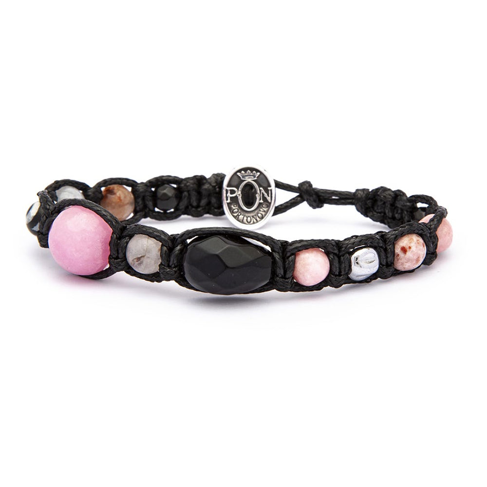 Bracciale Unisex Koral Rosa Onice Portonovo