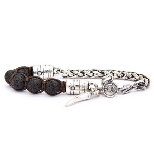 Bracciale Unisex Lavica e catena Portonovo