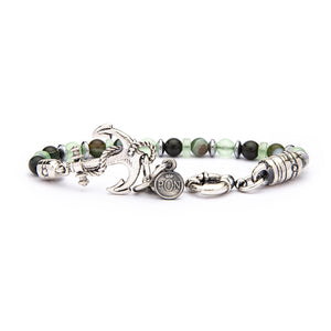 Bracciale Uomo Mono Giro Ancora Camouflage Verde Acqua Portonovo