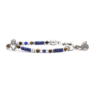 Bracciale Unisex Mono Giro Cuore Sacro Lapis Portonovo