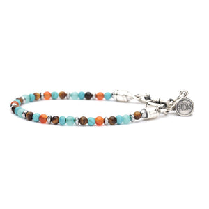 Bracciale Unisex Monogiro Arancio Occhio di Tigre Portonovo