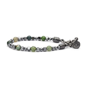 Bracciale Unisex Monogiro Ematite Antracite Camouflage Portonovo
