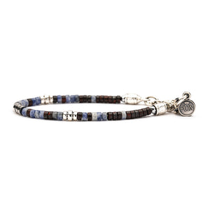 Bracciale Unisex Monogiro Sodalite Bronzite Portonovo