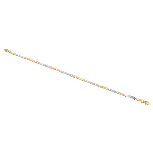 Bracciale Unisex Oro Bianco e Giallo