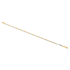 Bracciale Unisex Oro Bianco e Giallo