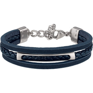 Bracciale Uomo Acciaio B Mix Blu Breil