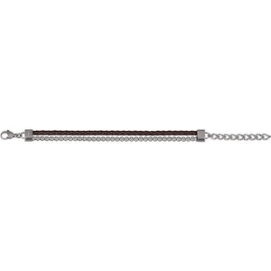 Bracciale Uomo Acciaio B Mix Marrone Breil