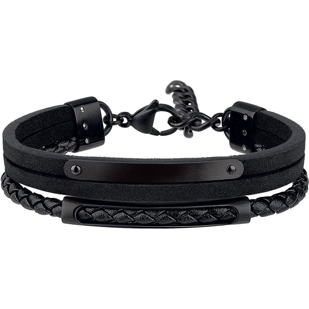 Bracciale Uomo Acciaio B Mix Nero Breil