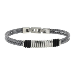 Bracciale Uomo Acciaio Cavetto Zoppini