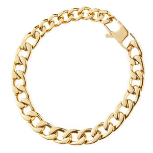 Bracciale Uomo Acciaio Gold Block Chain Breil