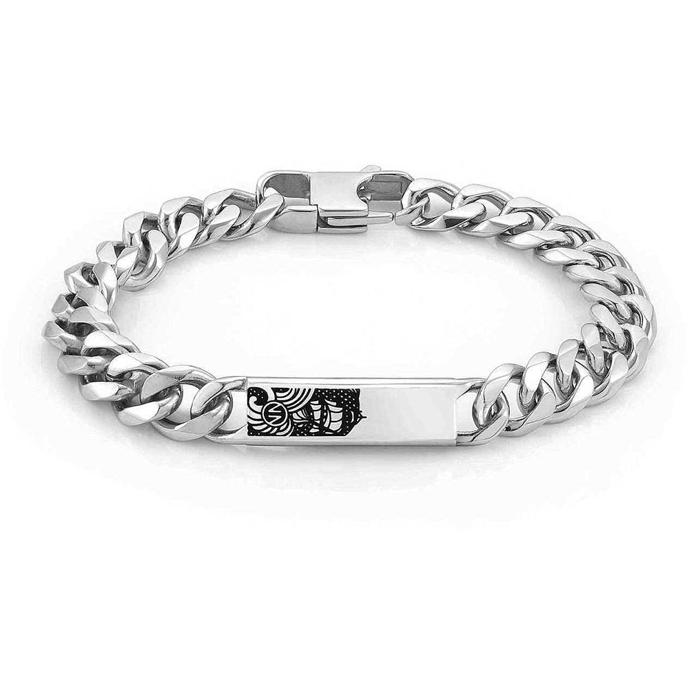 Bracciale Uomo Acciaio Instinct Marina Onda Nomination