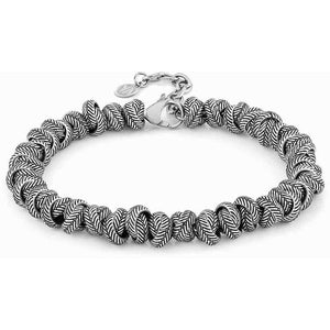 Bracciale Uomo Acciaio Instinct Vulcano Anelli intrecciati Nomination