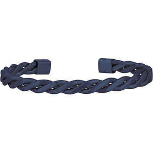 Bracciale Uomo Acciaio Intrecciato Blu Twine Breil