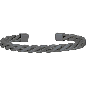 Bracciale Uomo Acciaio Intrecciato Grigio Twine Breil