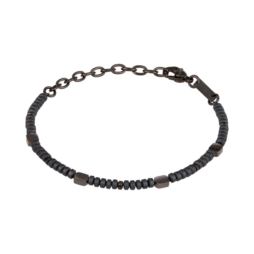 Bracciale Uomo Acciaio Nero con Ematite Blend Breil
