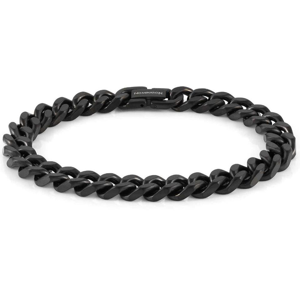 Bracciale Uomo Acciaio Piccolo Pvd Black Beyond Nomination