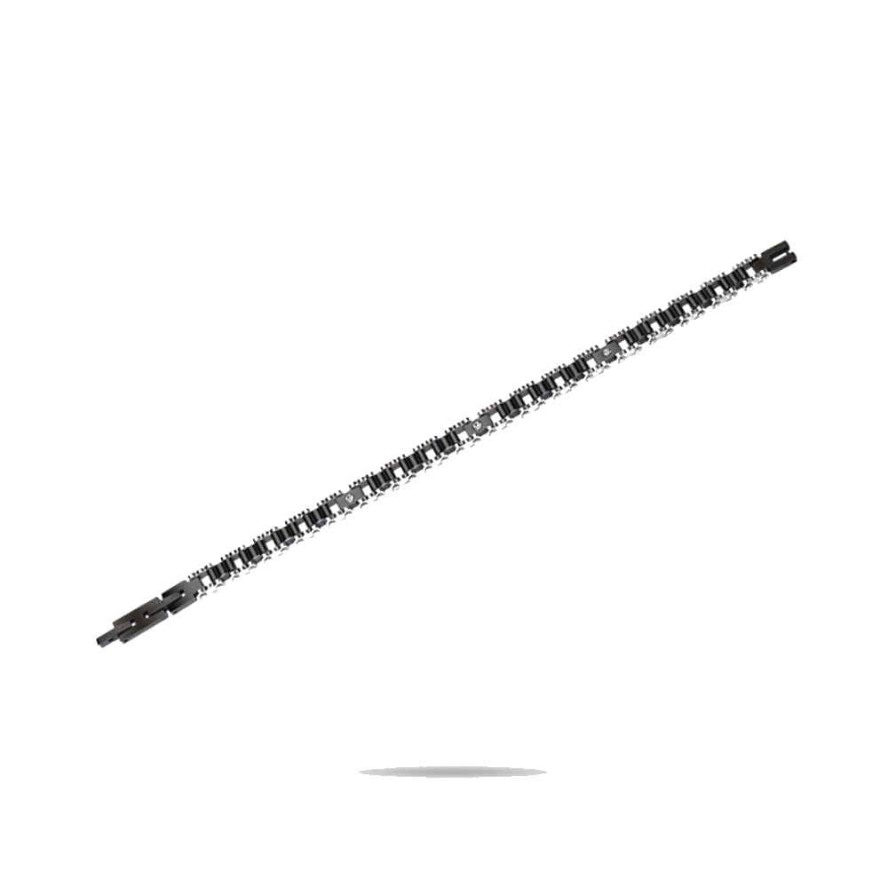 Bracciale Uomo Acciaio Pvd Nero con Cristalli Cross Morellato