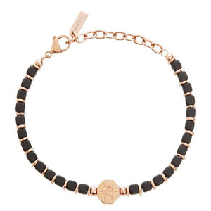 Bracciale Uomo Acciaio Rose Ematite Mast Timone Breil