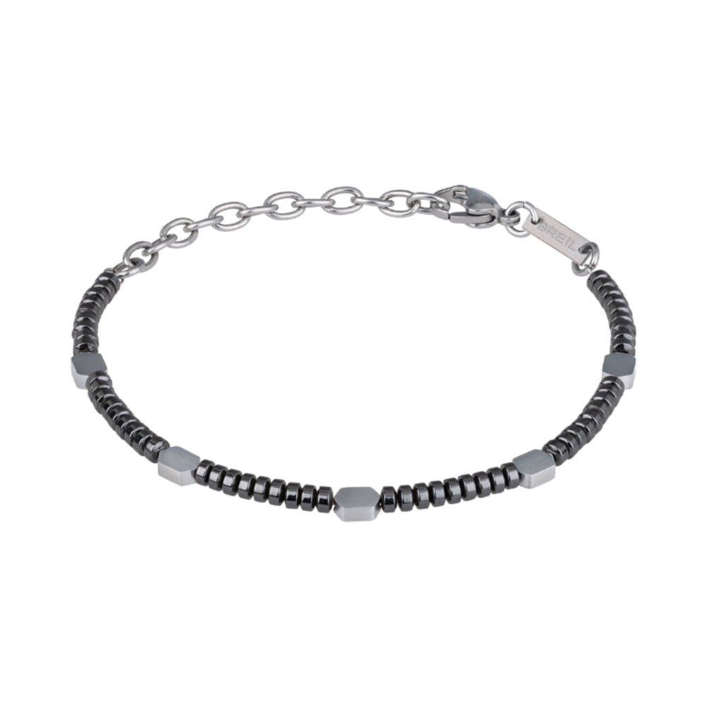 Bracciale Uomo Acciaio Silver con Ematite Blend Breil