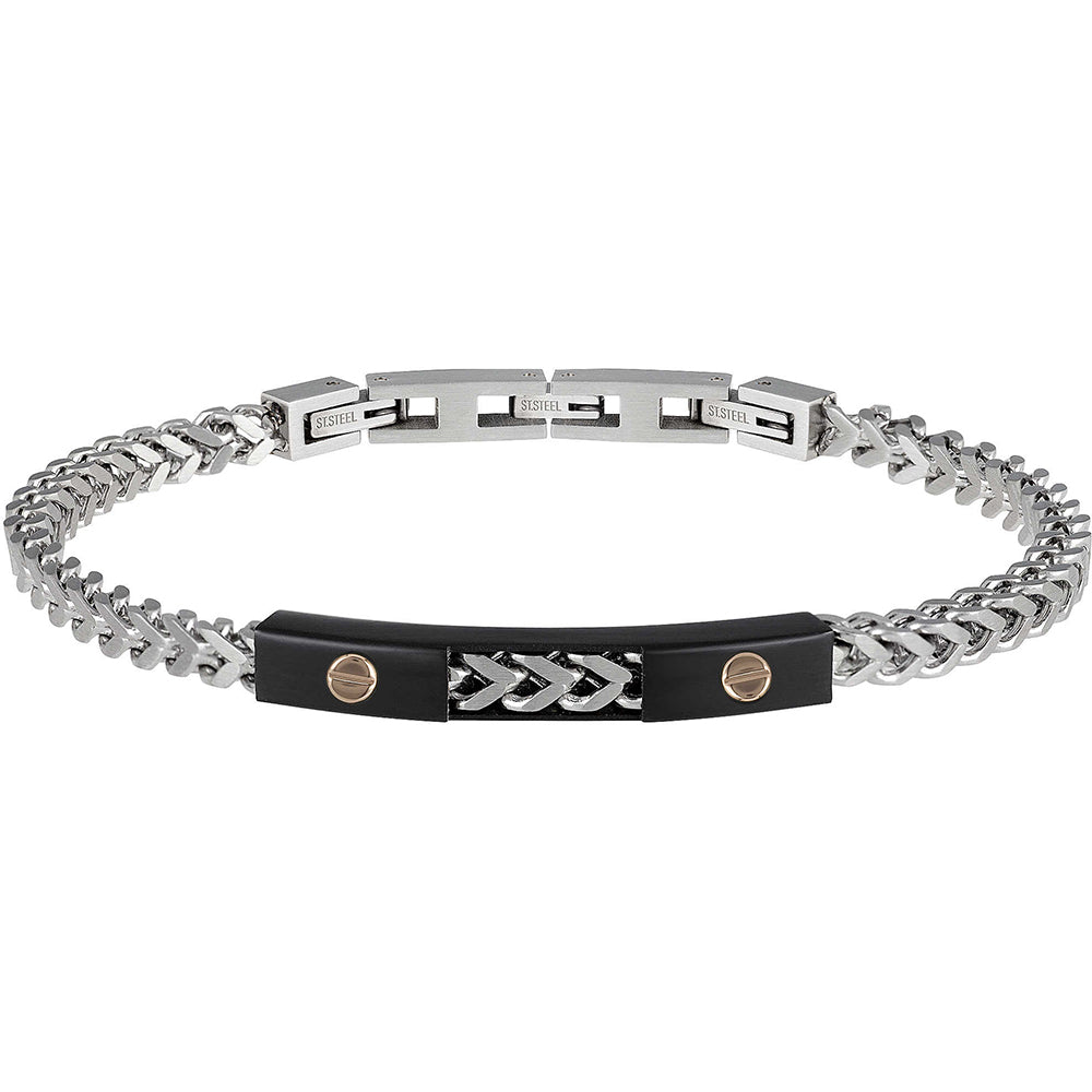 Bracciale uomo Morellato acciaio e pvd oro giallo Motown SALS27 - Luxury Watch e Jewellery Bracciale uomo Morellato acciaio e pvd oro giallo Motown SALS27 - Luxury Watch e Jewellery