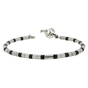 Bracciale Uomo Acciaio con pvd Nero H2669_0005 - Zoppini    
