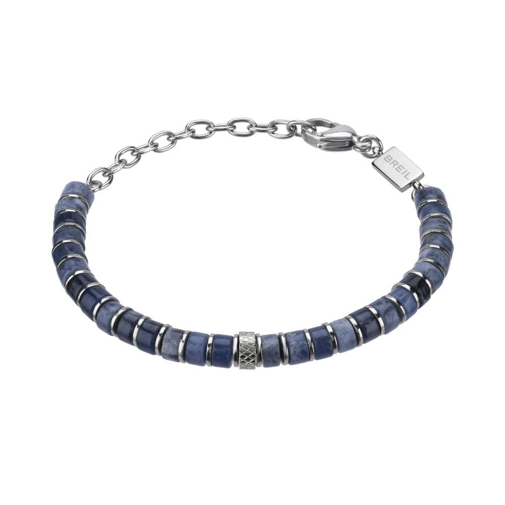 Bracciale Uomo Acciaio e Sodalite B Fence Breil