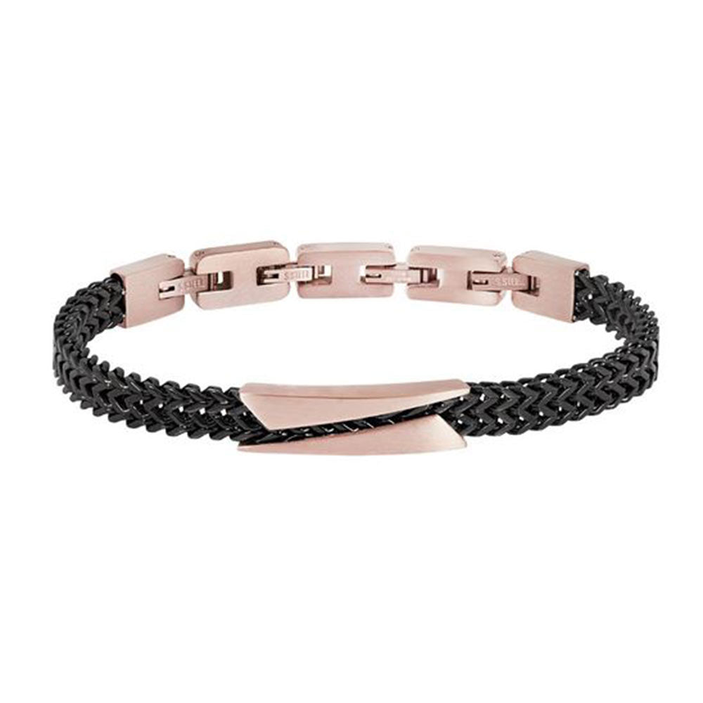Bracciale Uomo Acciaio Edit Out Bicolor Rose Breil