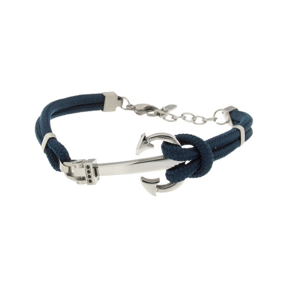 Bracciale Uomo Ancora Blu Zoppini     