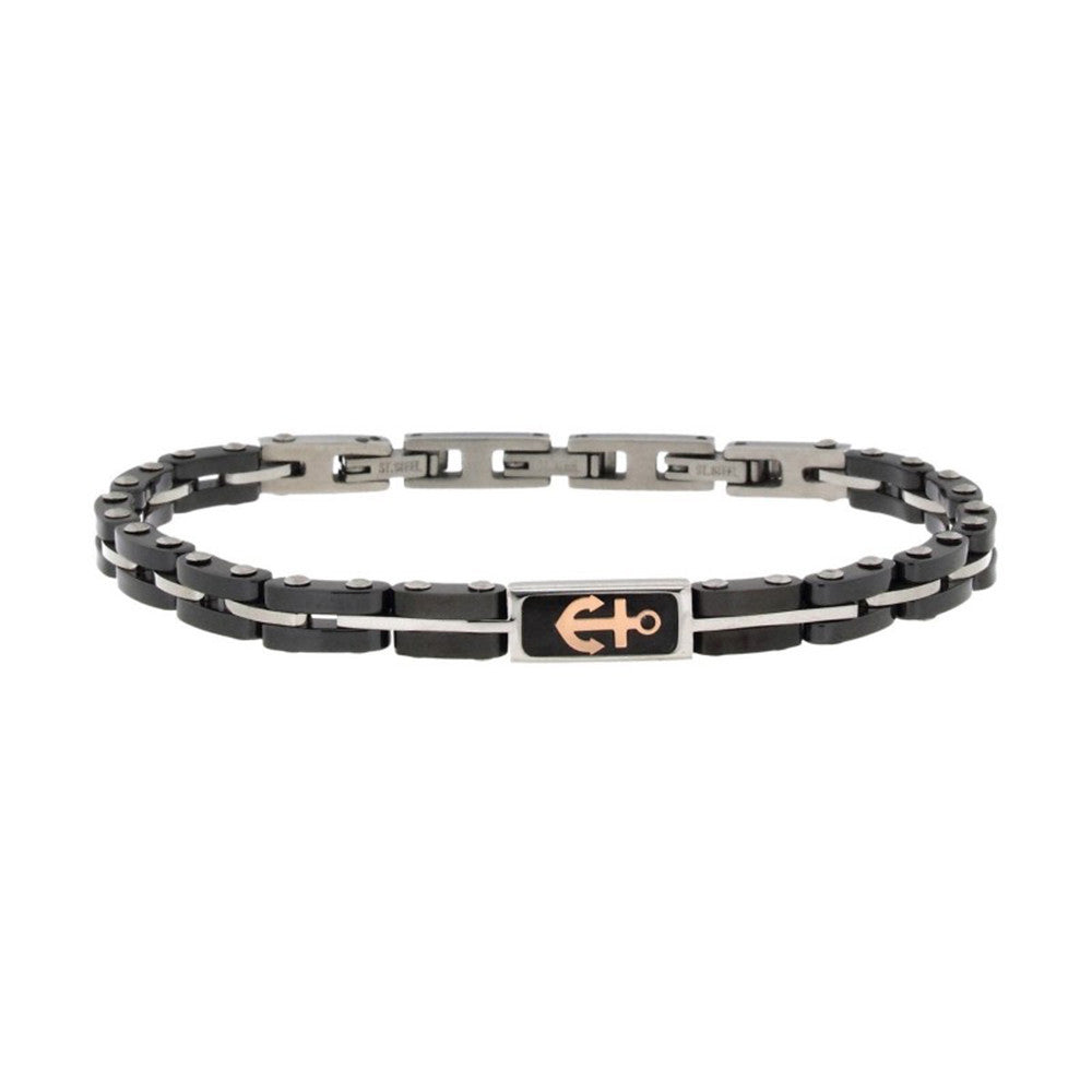Bracciale Uomo Ancora in Ceramica Zoppini     