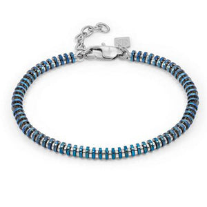 Bracciale Uomo B-yond Hyper Rondelle Blu Nomination