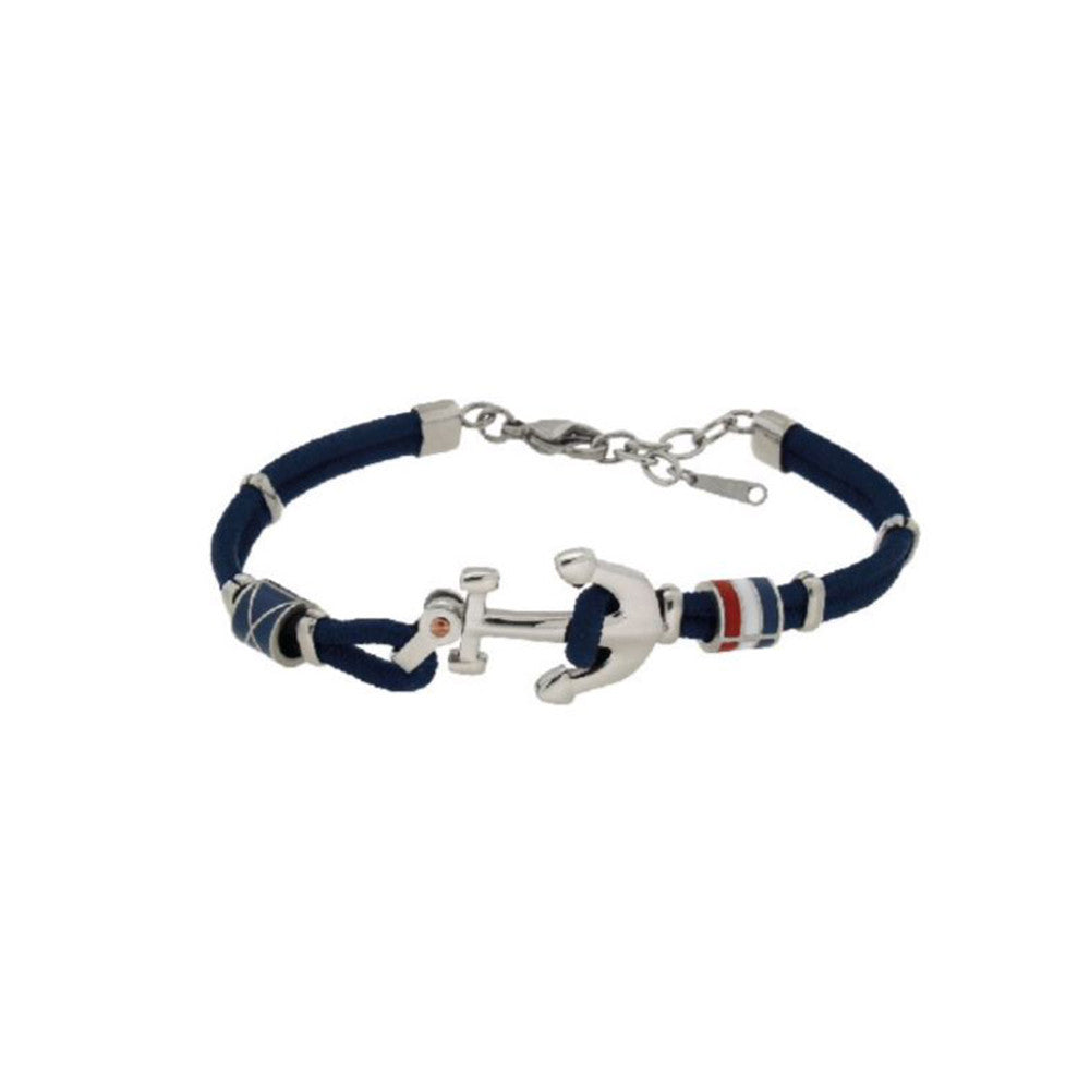 Bracciale Uomo Cordino Nautico e Ancora L2400_2602 - Zoppini    