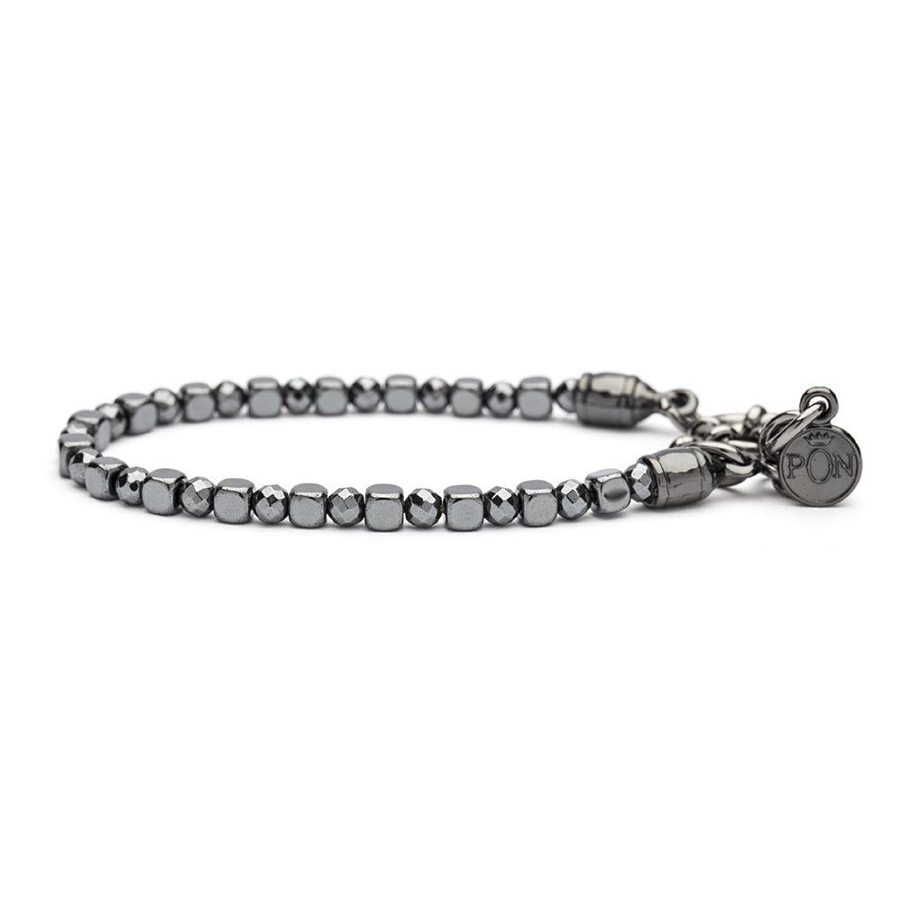 Bracciale Unisex Ematite Antracite Portonovo