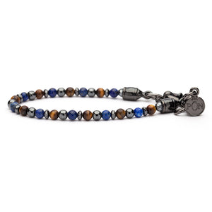 Bracciale Unisex Ematite Lapis Occhi di Tigre Portonovo