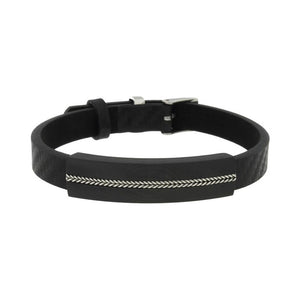 Bracciale Uomo Fibra Carbonio Nero L1595_0005 - Zoppini   