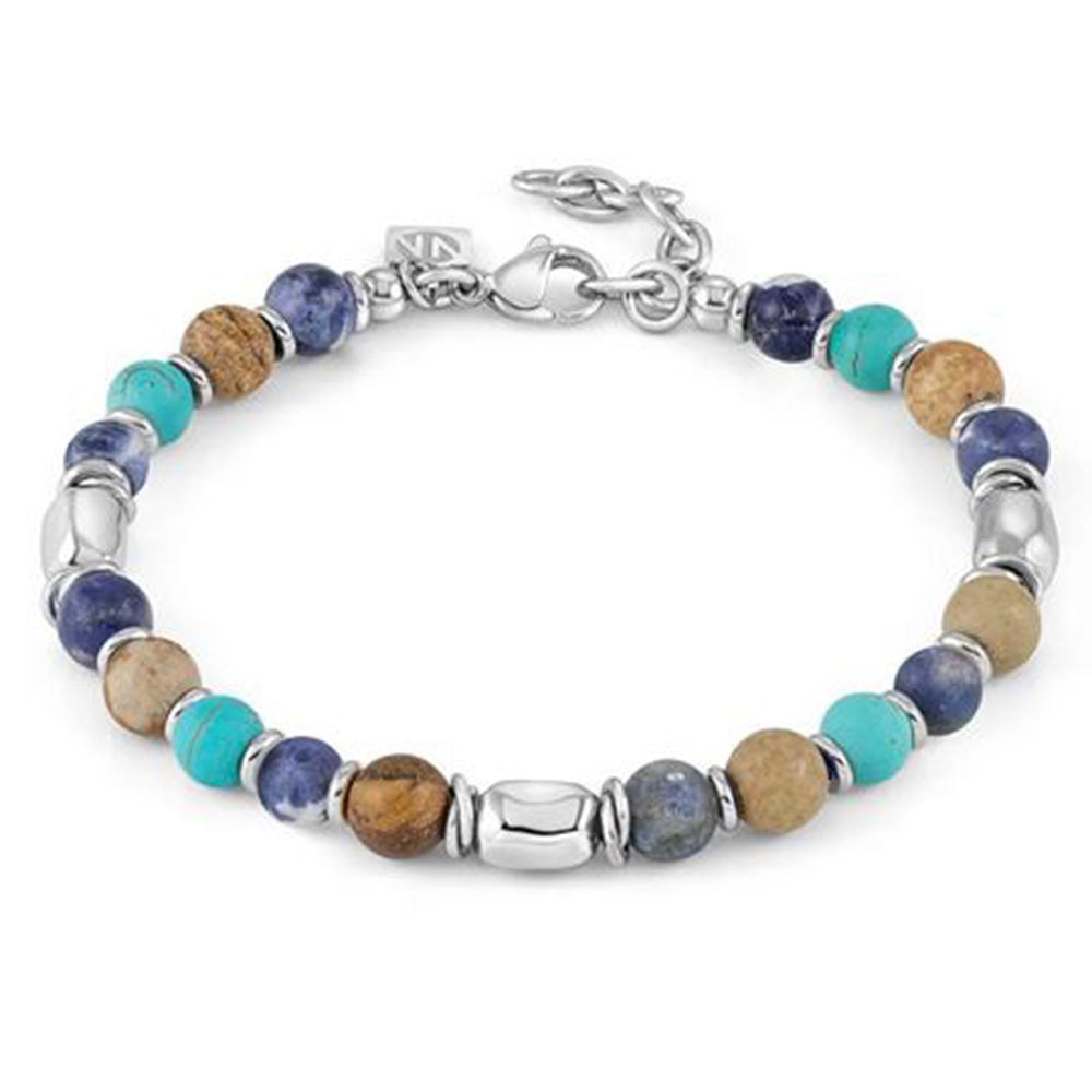 Bracciale Uomo Instinctstyle Stones Pietra Mix Multicolor Nomination