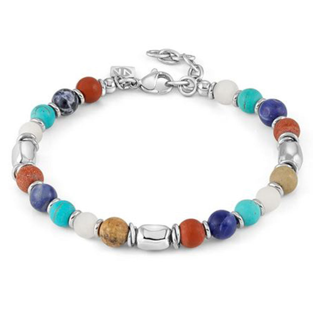Bracciale Uomo Instinctstyle Stones Pietra Mix Multicolor Nomination