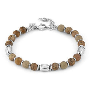 Bracciale Uomo Instinctstyle Stones Pietra Paesina Nomination