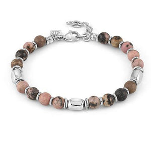 Bracciale Uomo Instinctstyle Stones Pietra Rodocrosite Nomination