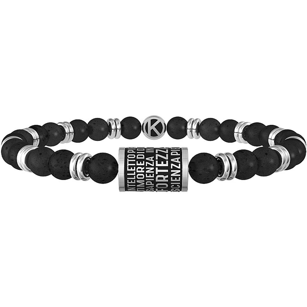 Bracciale Uomo Kidult Spirituality Pietra Lavica 732045