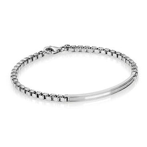Bracciale Uomo Montecarlo con Cubic Zirconia Bianco 024321/001 - Nomination          