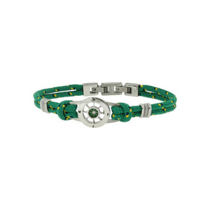 Bracciale Uomo Piastrina Verde L1222_5200 - Zoppini     