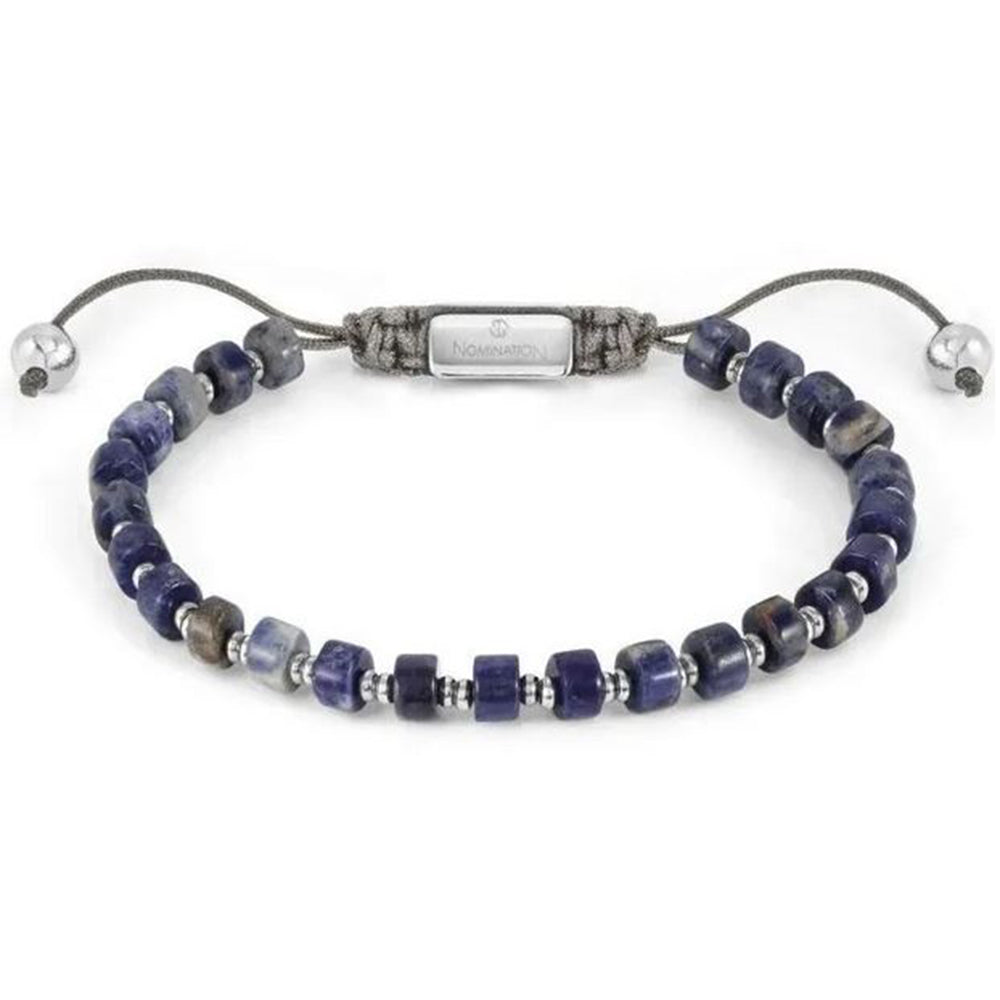 Bracciale Uomo con Pietre Sodalite Instinct Nomination